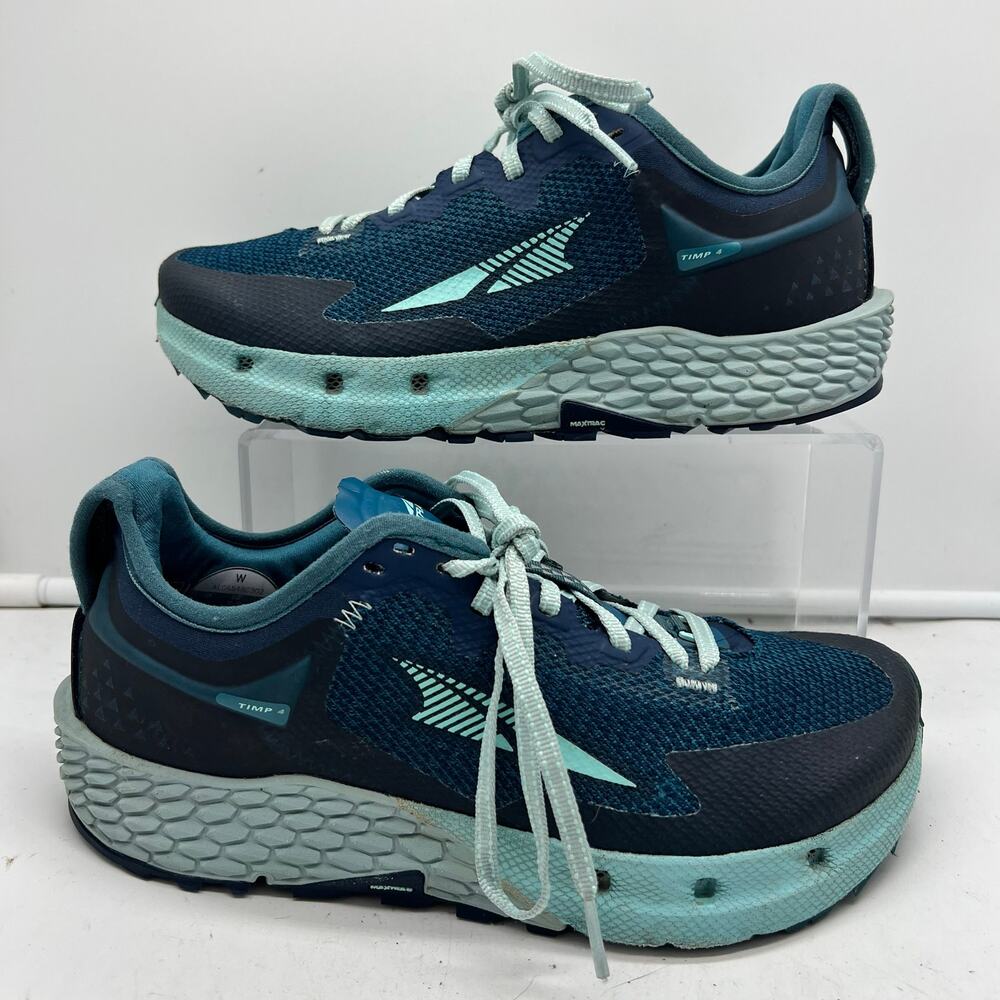 Altra Timp 4 Shoes Womens 8.5 Blue Running Comfort Walking Outdoor Sneaker